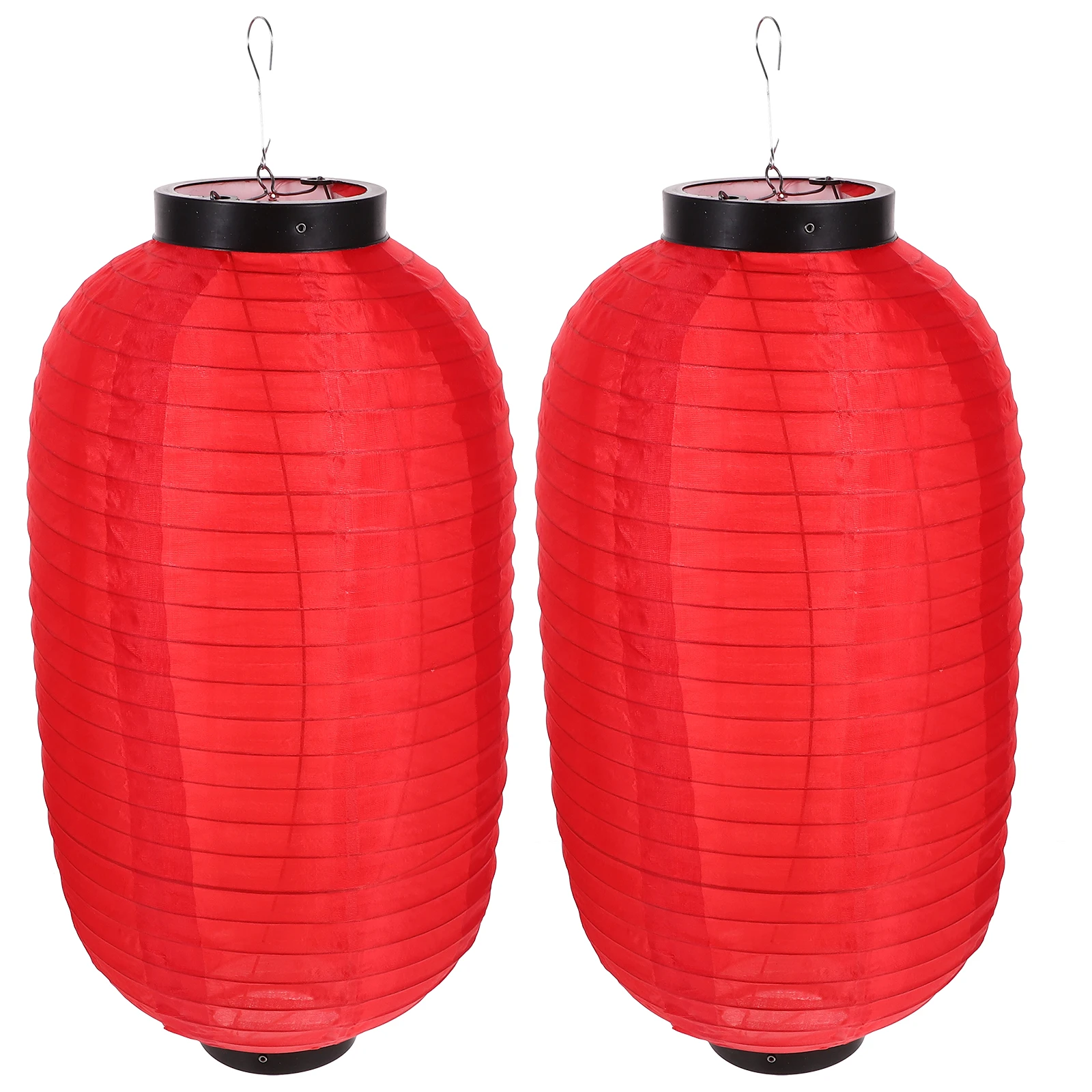 

2pcs 45x25cm Silk Lantern Home Decoration Red Japanese Japanese Style Lantern Style Lanterns Festive Cloth Lamp