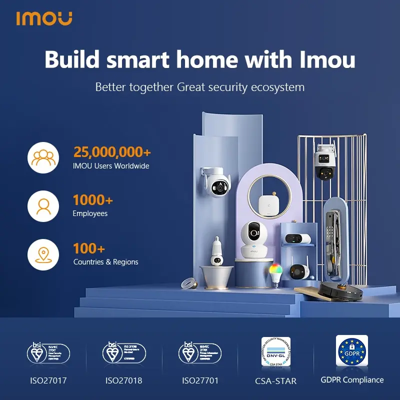 IMOU Wifi Caméra Extérieure Bullet 2C 4MP 2MP Surveillance IP Caméra Automatique Suivi Intempéries AI Détection Humaine