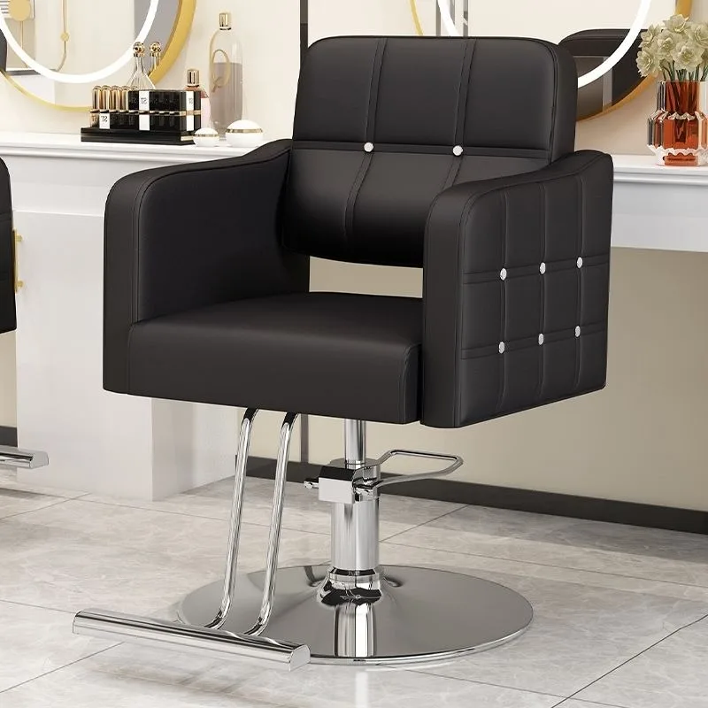 كرسي حلاقة للتجميل كرسي بذراعين مريح جمالي حصيرة كرسي حلاق منظم عصري Meuble De Salon Accessories #2