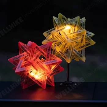WELLHIKE Outdoor Star Camping Light Shade Waterproof Atmosphere Lampshade DlY Lantern Shade Wear-Resistant for Camping Tent 1