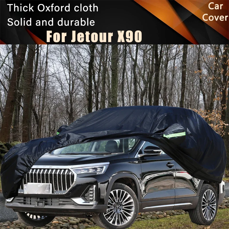 

For Jetour X90 Car Full Outer Covers Outdoor Waterproof Dustproof Sun Rain Snow Protection Exterior Car Accessories