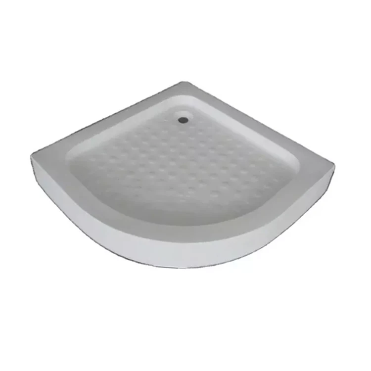 

Top Fashion Portable Pure White Freestanding Shower Tray Elegant Bathroom Accessory