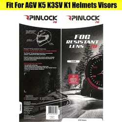 For AGV K5 K3SV K1 Helmets Anti Fog Film Visor Full Face Motorcycle Helmet Accessories K5 Motorcycle Helmet Anti Fog Sticker