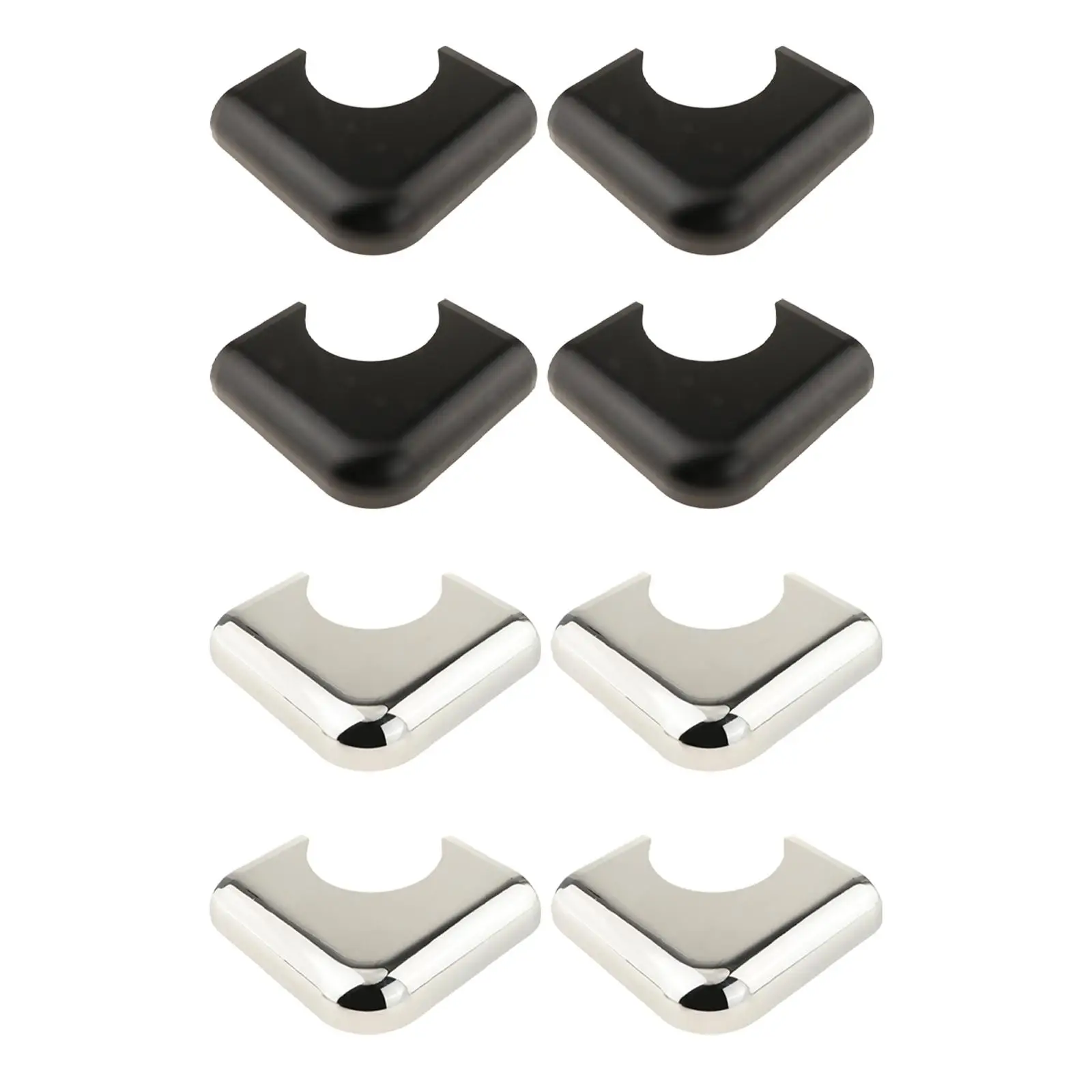 

Aluminum Alloy Pool Table Corner Guard Plate Replacement Corner Cap Pieces for Billiard Table Accessories Protection