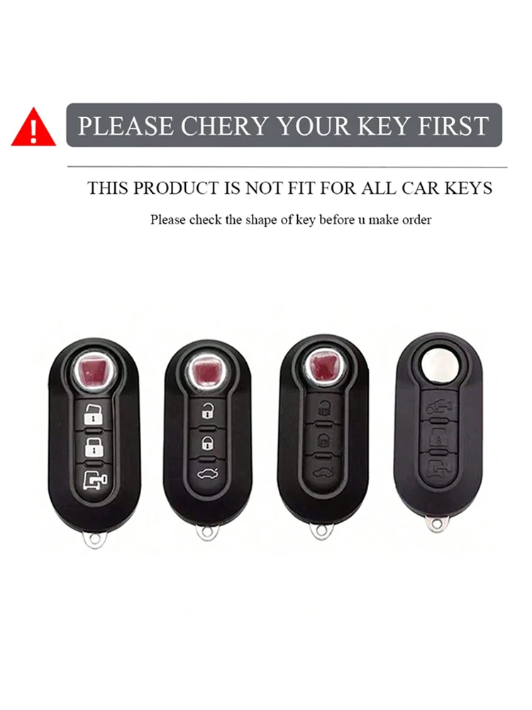 Automotive TPU powder+silver anti drop key case+suitable for Fiat 500/dedicated Panda/stiIo/Brava/Boyue/Lingya/Iveco Ousheng