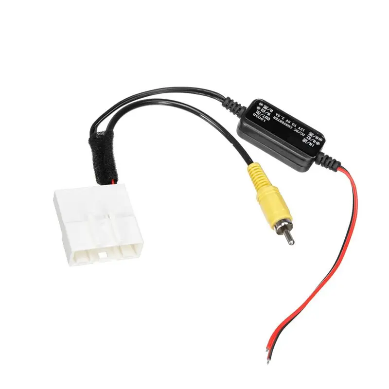 AB56-3X 24 Pin Car Camera Adapter Connector Wire Reversing Camera To GPS Head Unit Cable For Toyota Kluger RAV4