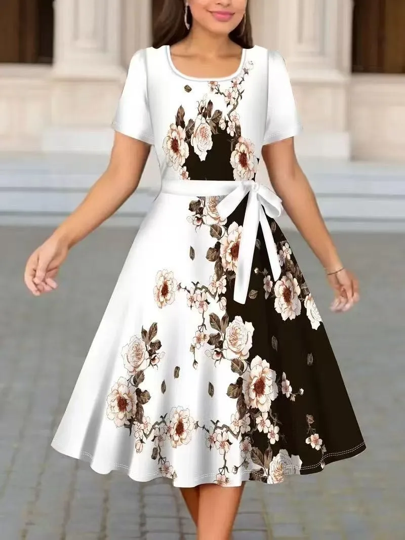 Thumbnail 4 - #86 Popular Womens Midi A-Line Dress Choices