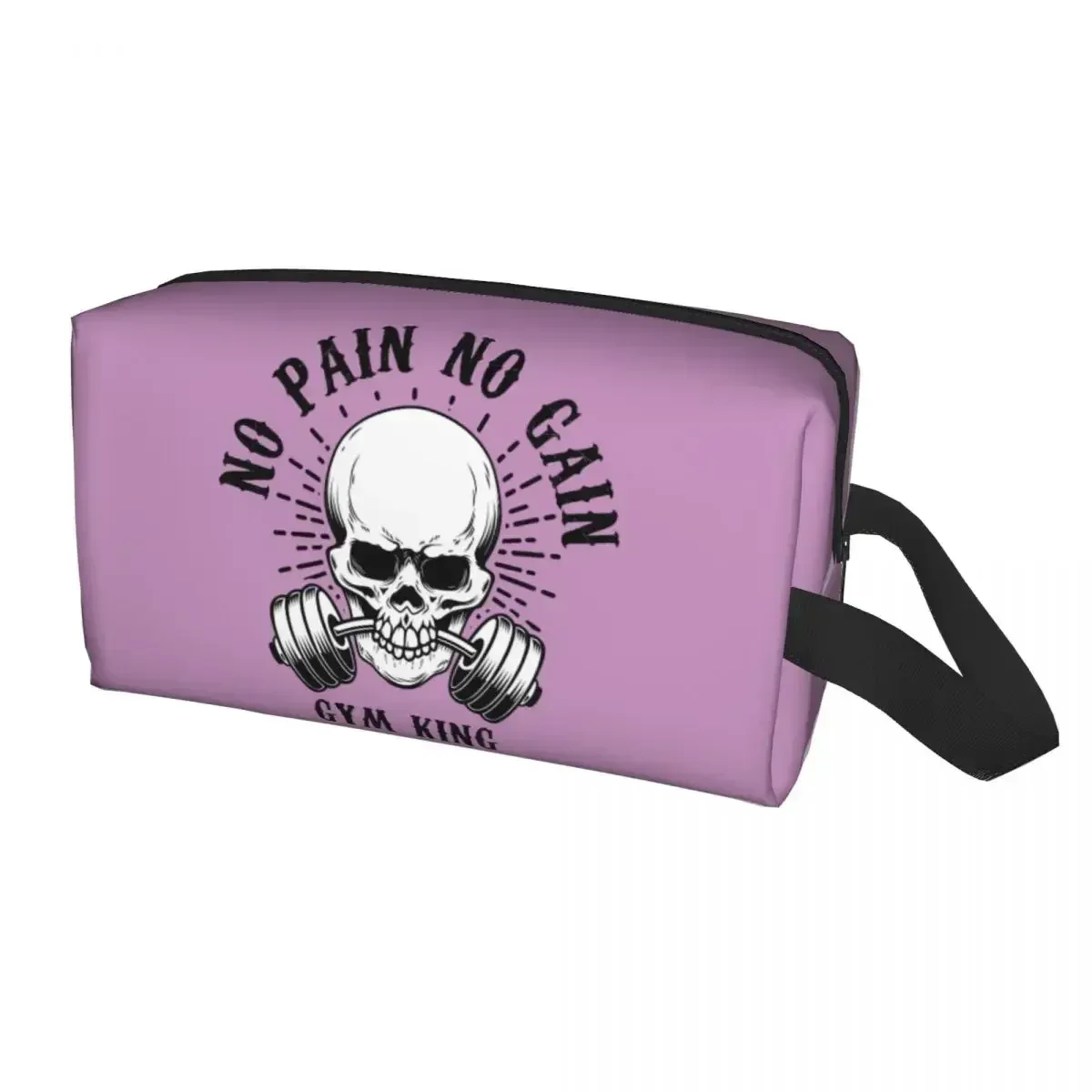 

Kawaii Powerhouse Gym Travel Toiletry Bag Women Bodybuilding Fitness Muscle Makeup Cosmetic Organizer Beauty Storage Dopp Kit