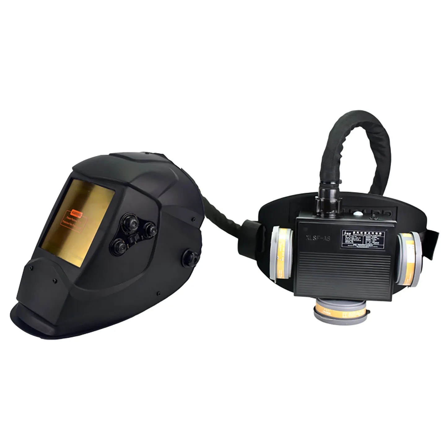 Automatic dimming electric air supply electric welding mask protective cover, special dimming cap for welders