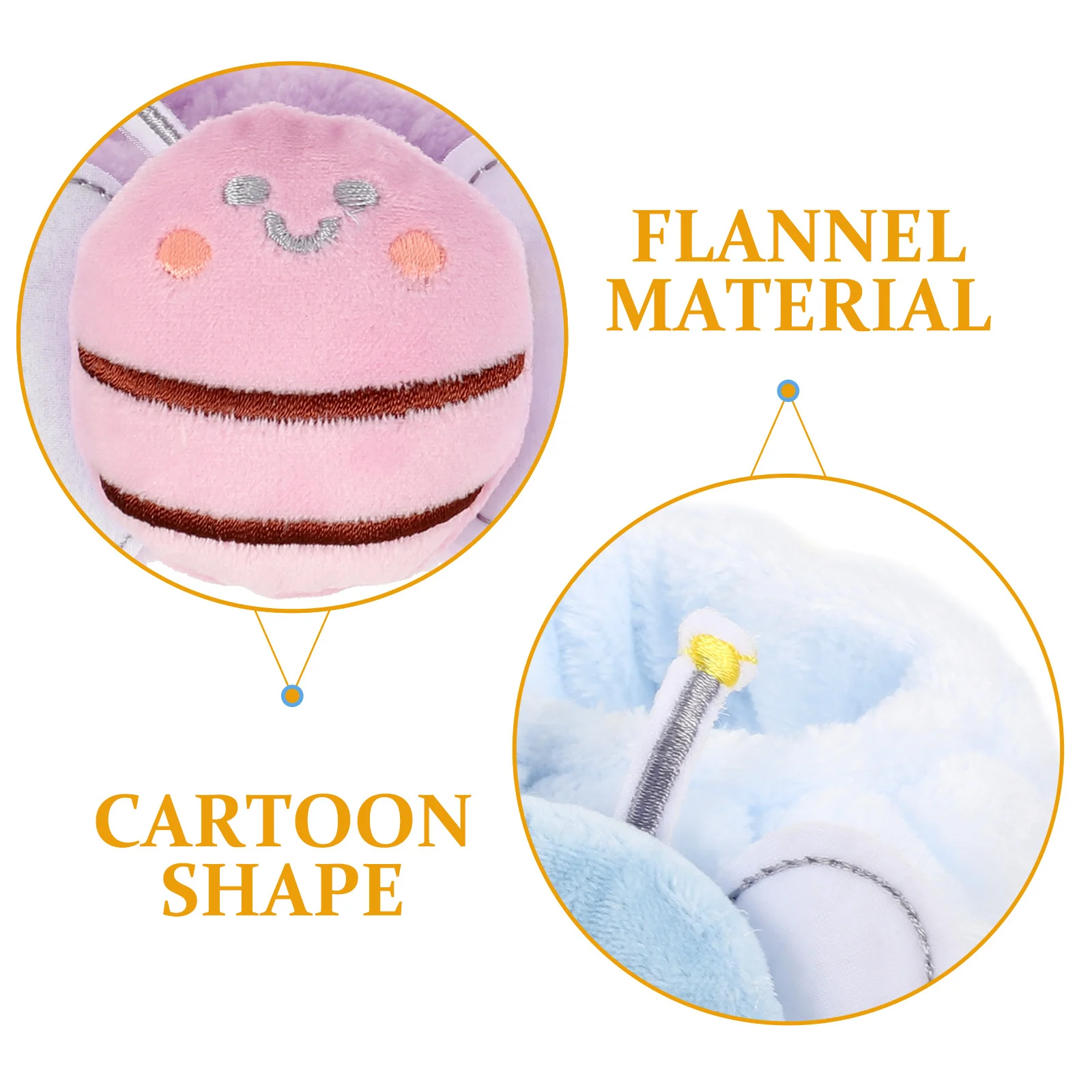 

4Pcs Flannel Wristbands Spa Face Wash Wristbands Moisture-Absorbent Lightweight Non-Slip Wrist Wraps for Makeup Skincare Routine