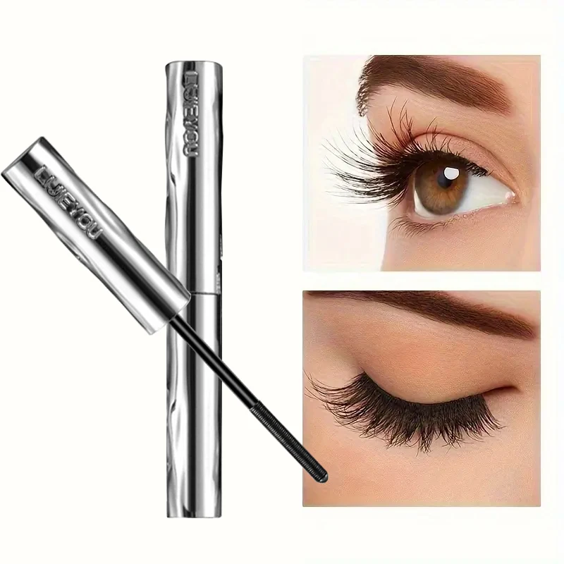 Mascara a spirale: trucco occhi impermeabile a lunga durata, testina a spirale in tubo d'acciaio, facile applicazione per allungare e volumizzare le ciglia