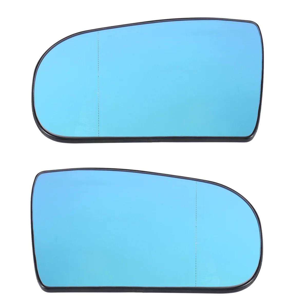 

1Pair Side Door Rearview Mirror Glass Heated with Backing Plate for Mercedes Benz W210 E200 E230 E260 E280 1999-2001