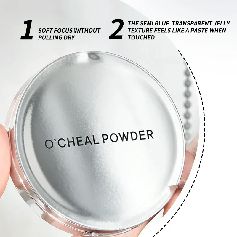 Poudre pour le visage mate, contrôle de l'huile, longue durée, imperméable, maquillage pour le visage, réglage cosmétique, poudre compacte avec miroir, 24 heures