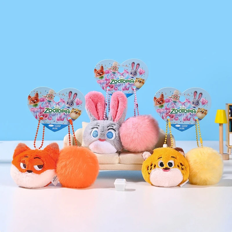 Disney véritable Zootopia 2 Judy Hopps Nick Wilde sac à dos pendentif en peluche jouet mignon poupée sac porte-clés cadeau de noël pour enfants