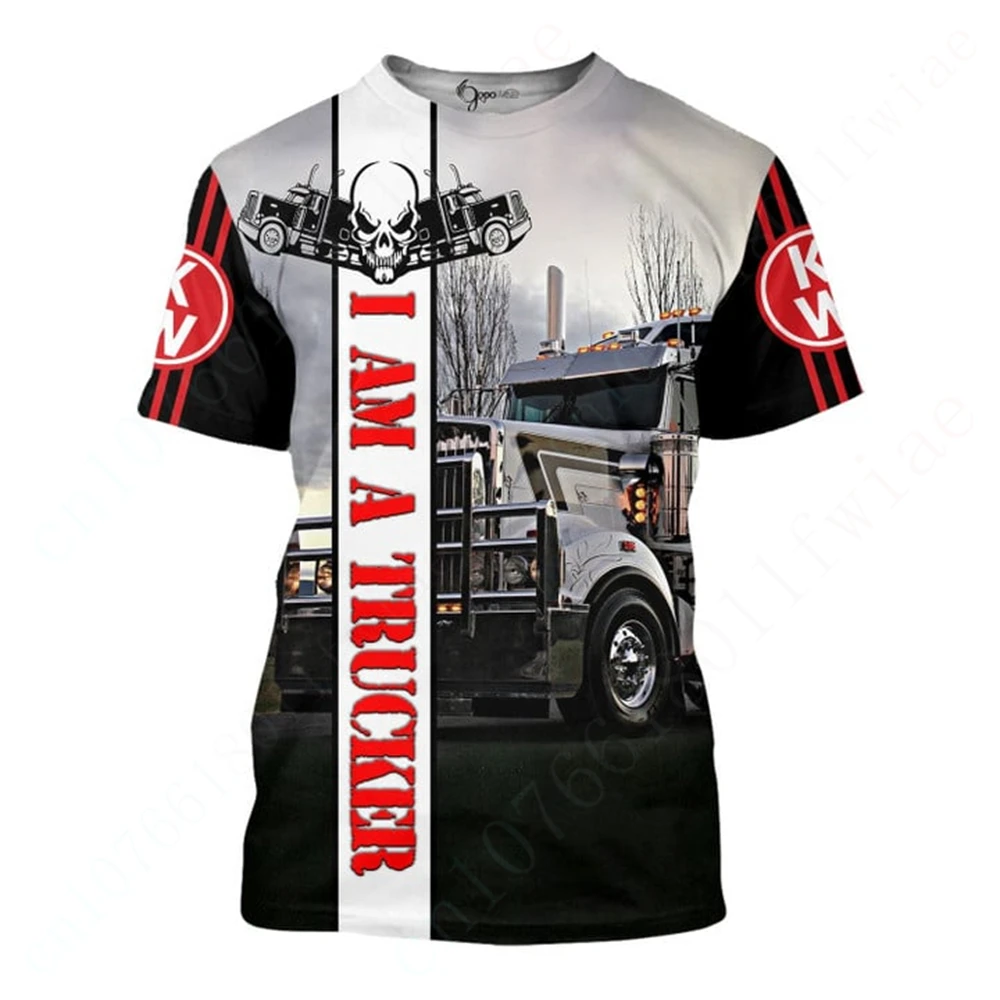 Kenworth-Camiseta Harajuku de gran tamaño para hombre y mujer, camisetas de Anime, Top de manga corta transpirable informal, ropa Unisex