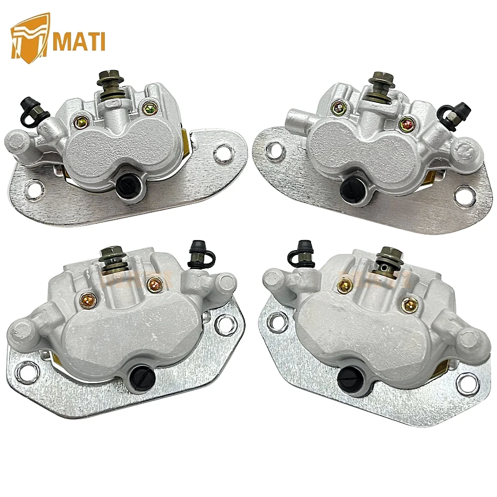 Front & Rear Brake Caliper for Yamaha Viking 700 Wolverine X2 X4 700 850 2014-2022 1XD-2580T-00-00 1XD-2580W-00-00