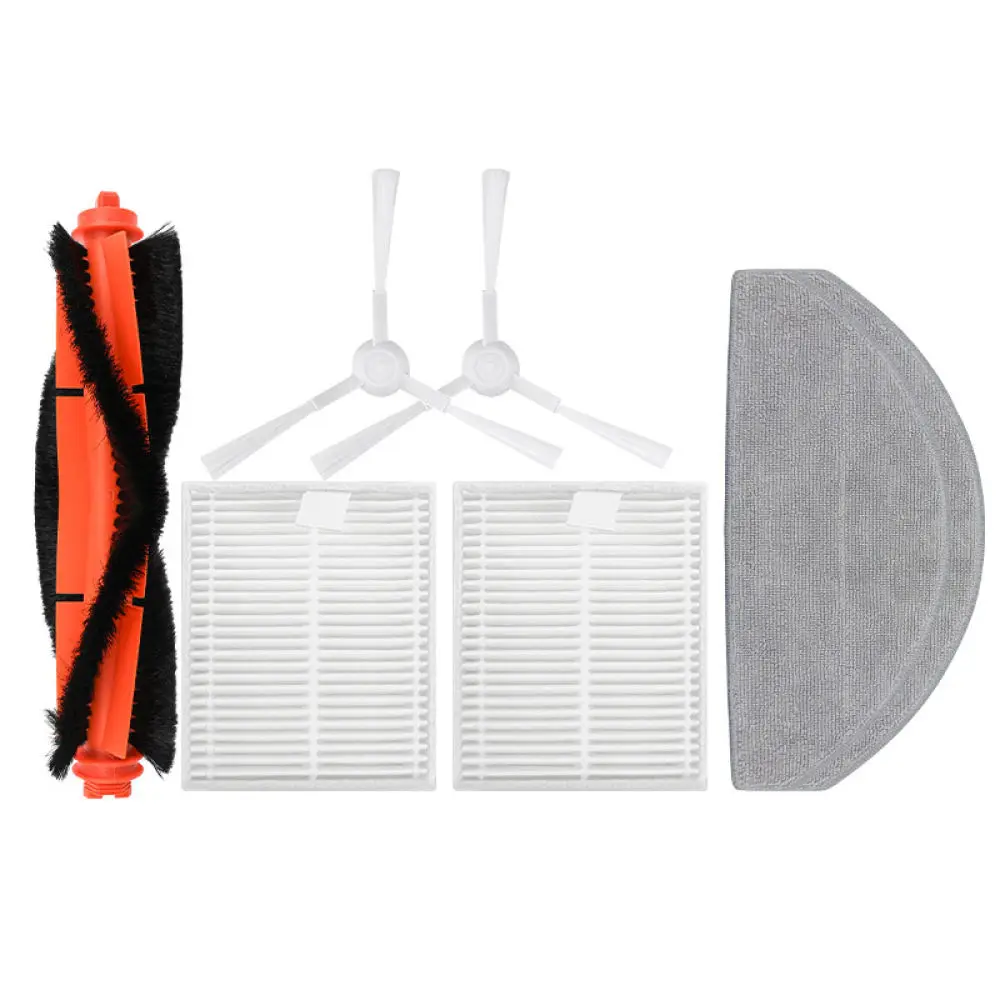 Accessory Set For S20 D106 Robot Vacuum Cleaner Main Brush Side Filter Mop Rag Bracket Home Maintenance Part
