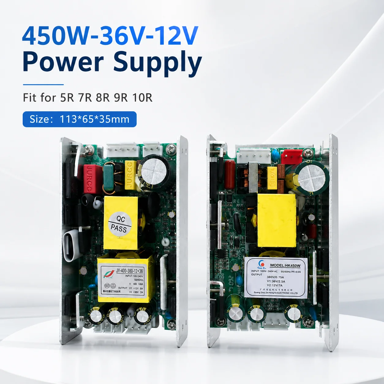 

HK/JY 450W Plug Type Stage Light Power Supply 36V 12V SMPS Driver for 5R 7R 8R 9R 10R Beam Moving Head Light 200W 230W 260W 280W