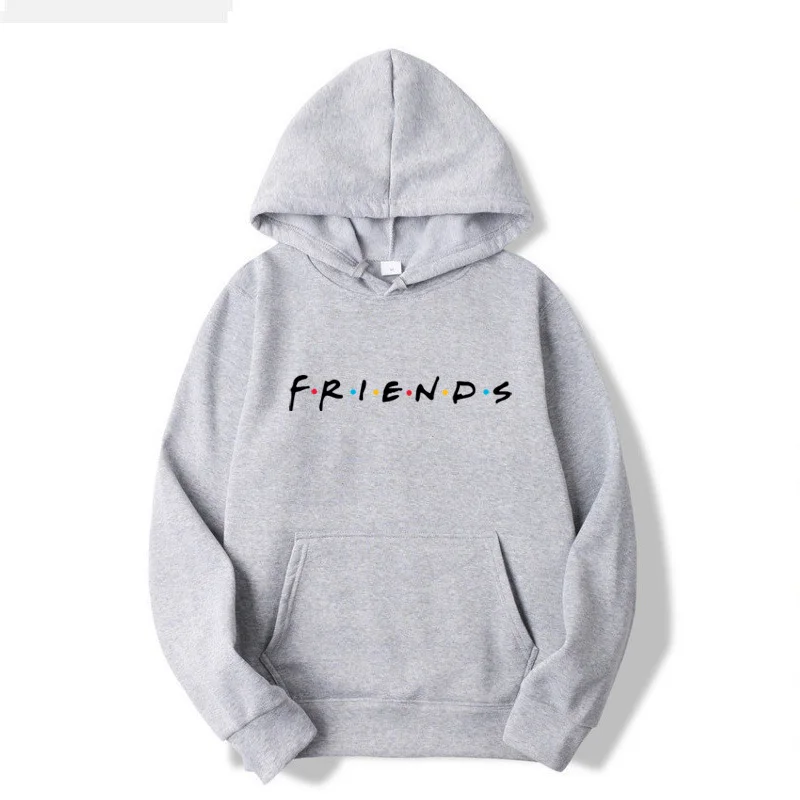 2024 New Autumn and winter fashion friends hoodie sweatshirt white friend shirt and hat hooded sweatshirt for men and women