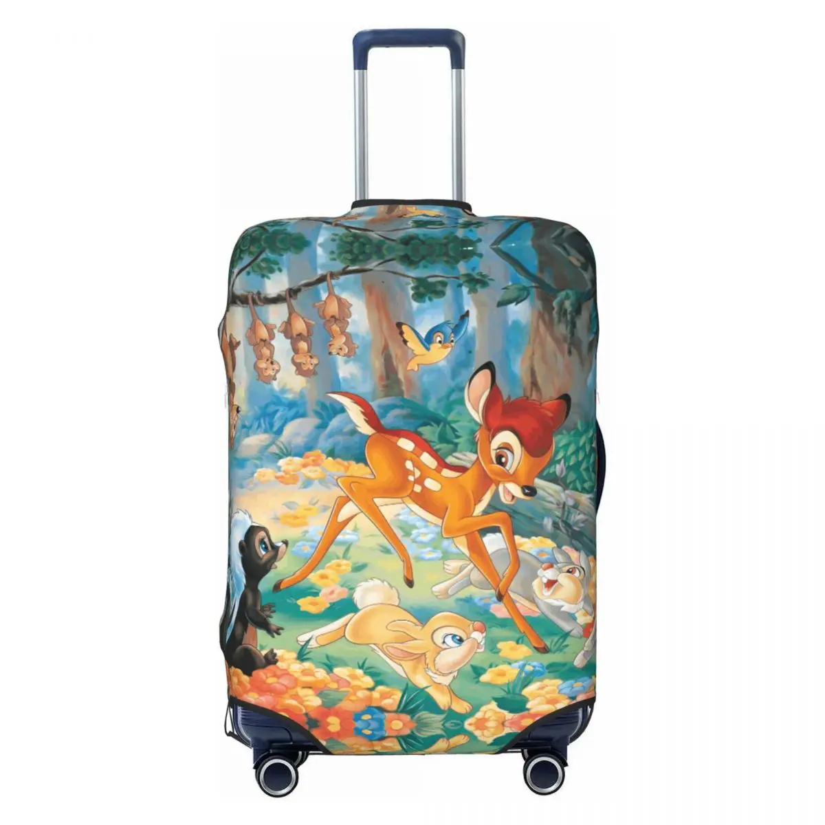 

Custom Bambi Cartoons Animes Hot Luggage Cover Elastic Comic Travel Suitcase Protective Covers Suit For 18-32 inch