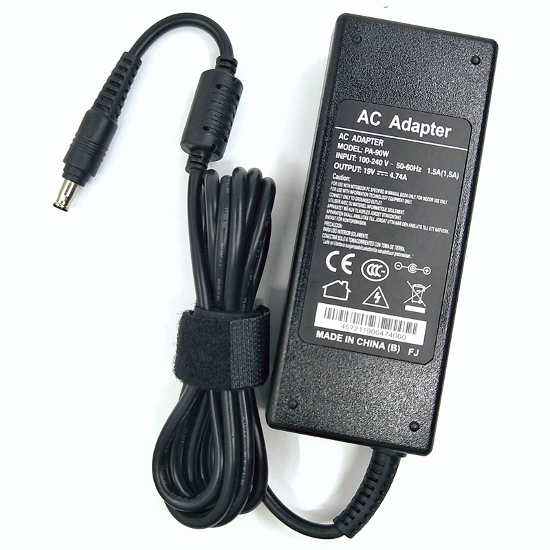 AC Adapter 90W 19V 4.74A5.5*3.0mm Laptop Charger Power Adapter For Samsung R428 R410 G15 GT6000 M30 P10 UltraR60+ R65 R520 R528