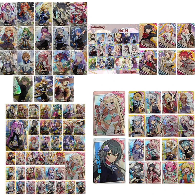 Japanese Anime 1M14 Goddess Story Temari Tsukimura Europa Takanashi Rikka Collectible Cards Christmas Birthday Children's Toys