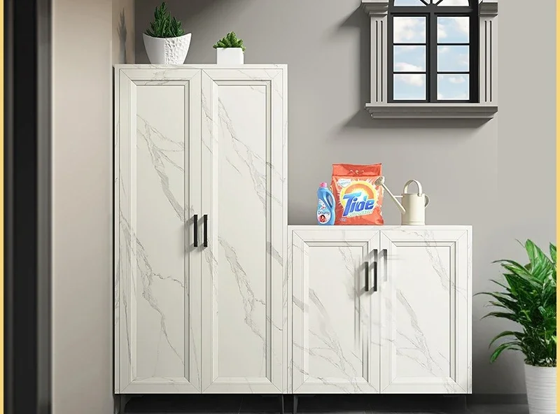 Outdoor all-aluminum alloy multi-layer shoe   Balcony courtyard locker Waterproof and sunscreen storage cabinet Customized