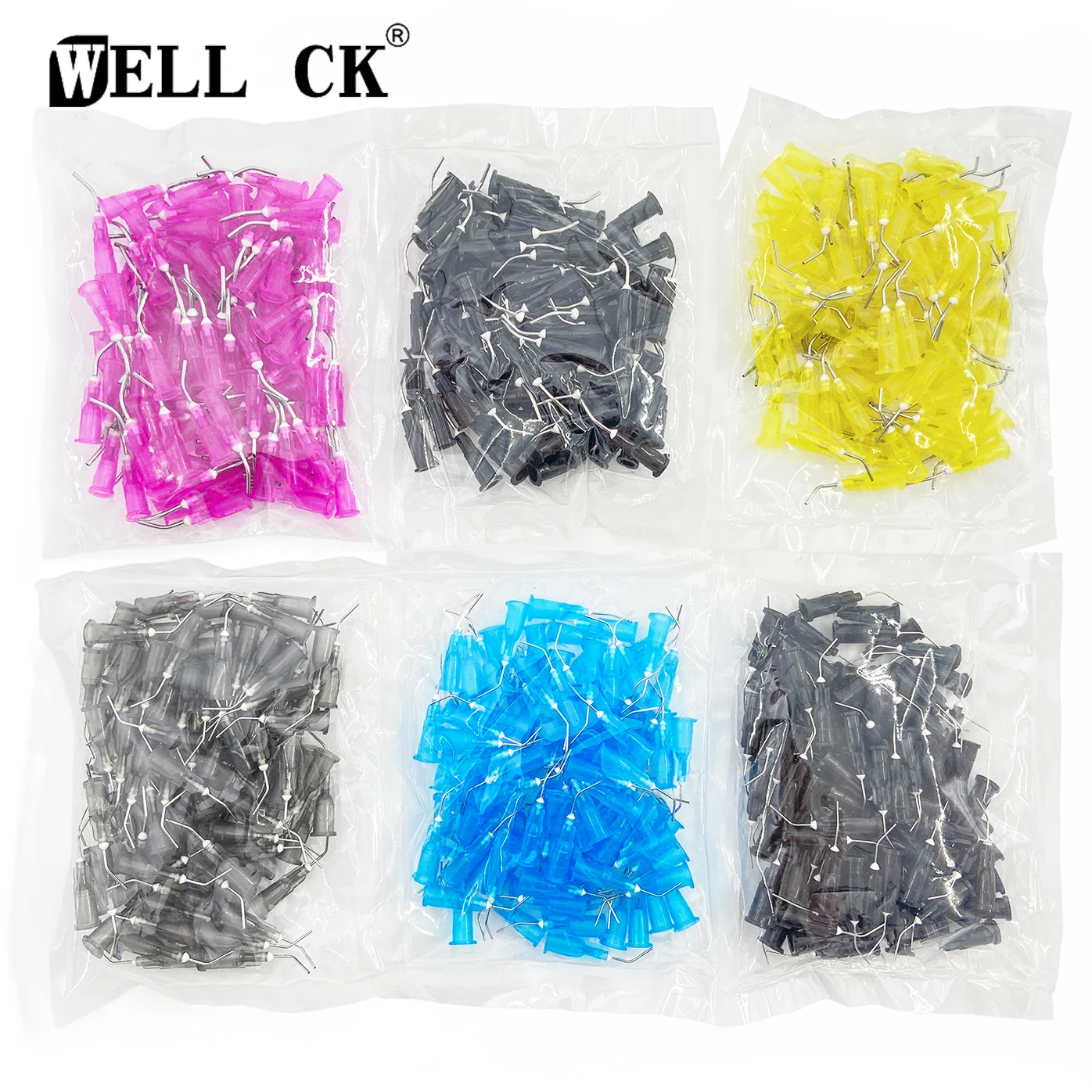 

100pcs/Bag Composite Resin Syringe Tips Equipment Irrigation Bent Needle Tips Dental Flow Sealant Etchant Acid Reagent Delievery