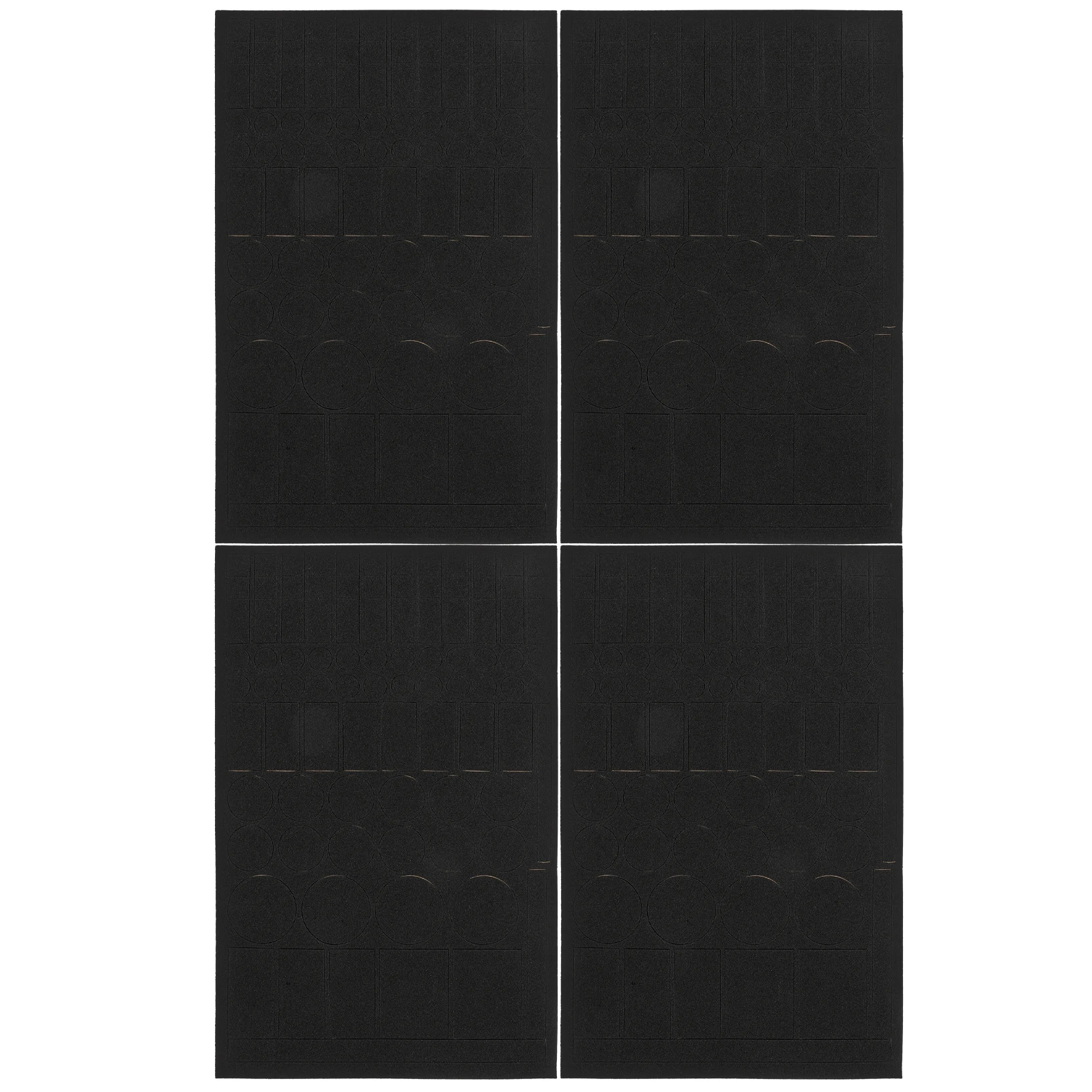 4 أوراق ملصقات يعتم الضوء غطاء LED مقاوم للماء لاصق تظليل التلفزيون #6