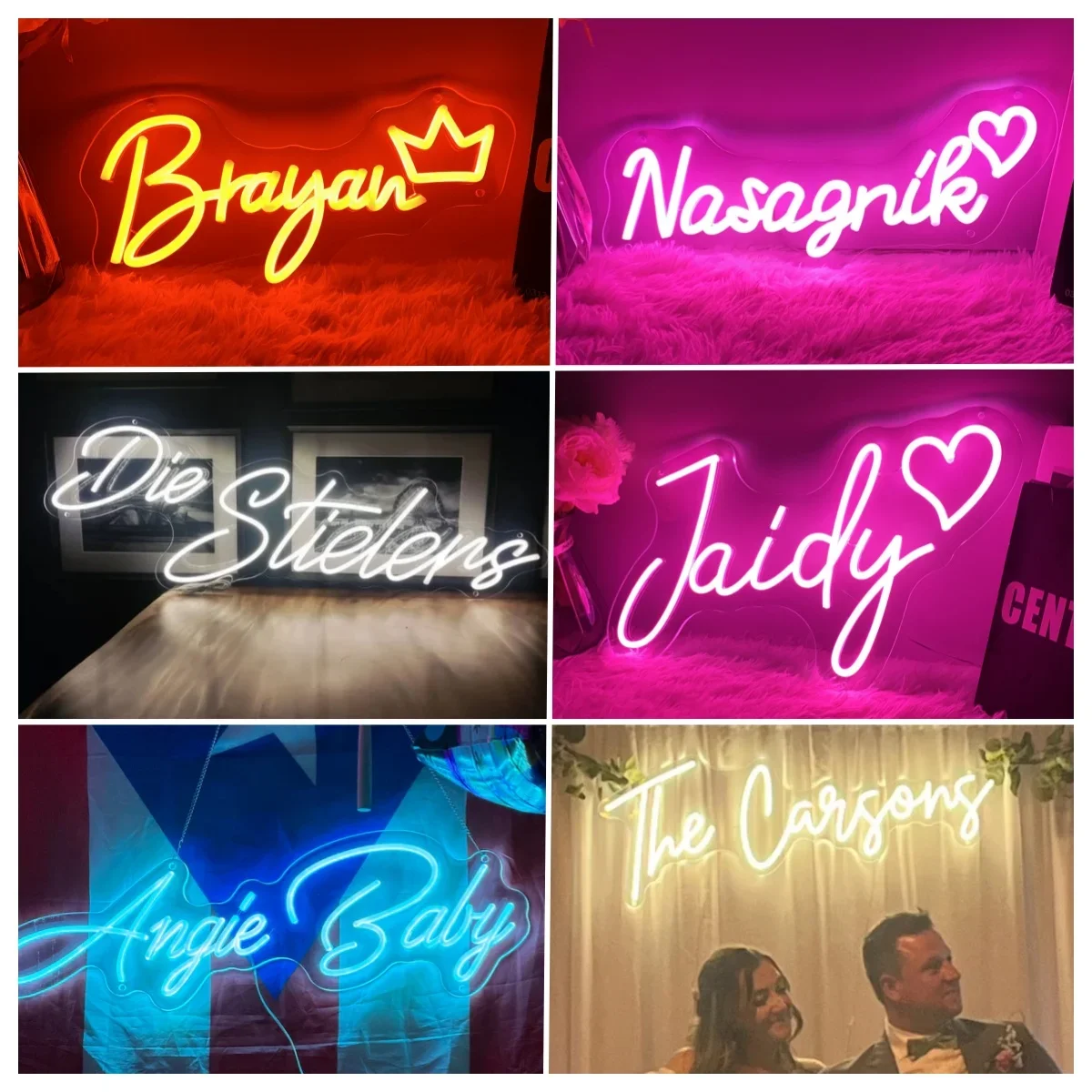 Custom Neon Sign Name Room Decor Wedding Bar Party Shop Business Logo 3D Acrylic Signs Beauty Salon Studio Birthday LED Lights