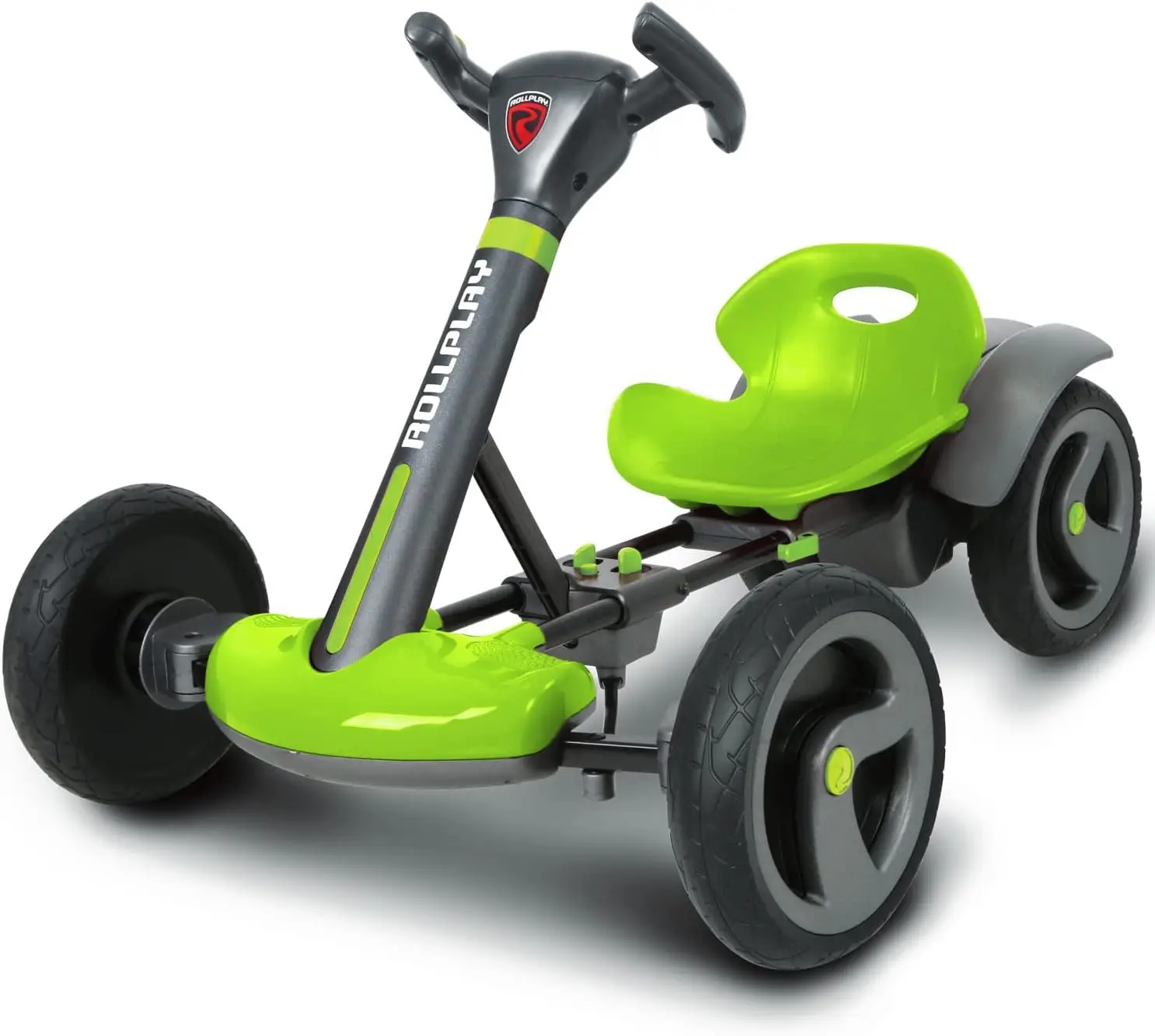 

Flex Kart 6V Electric Go Kart for Children Aged 2-5 Featuring Space-Saving Folding Function, Easy Push Start Button, and a Top S