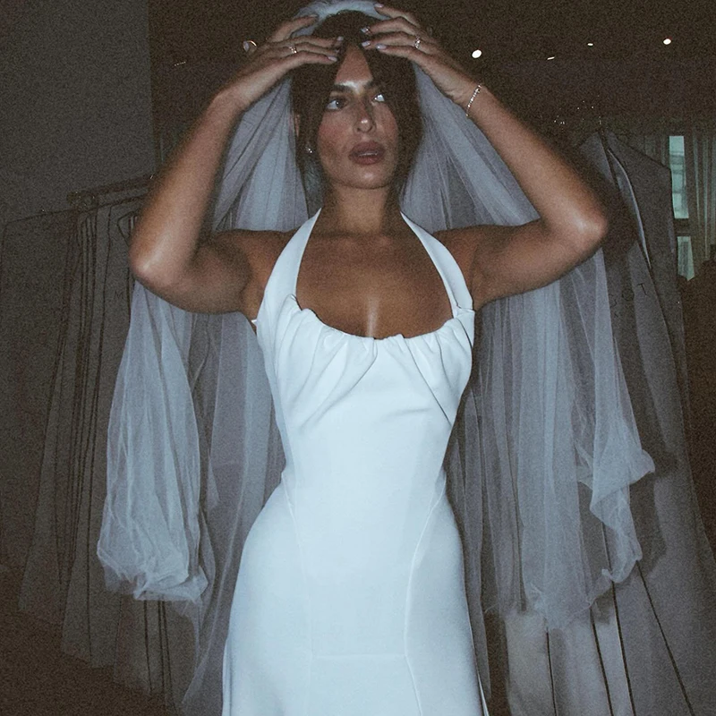 Eightree 2026 الأميرة حورية البحر فساتين الزفاف الرسن الرقبة عارية الذراعين الدانتيل الساتان فستان الزفاف الكرة فساتين حفلات مخصصة