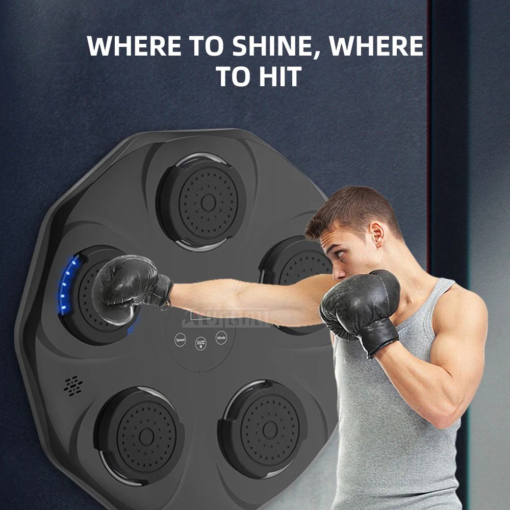 Smart Training,Boxing Punching Bag, Bluetooth Music, Fitness,  Music, Wall-Mounted Punching Bag, Training Machine Boxing Machine