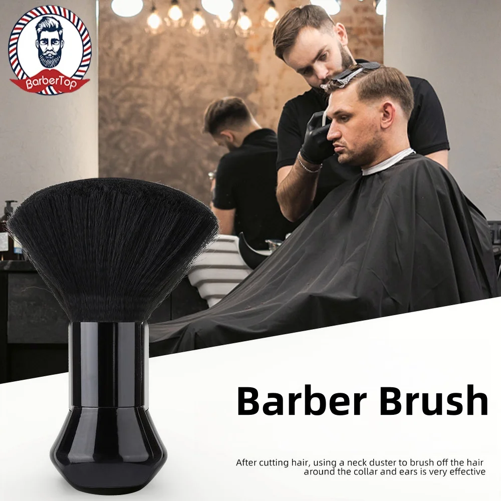 

Soft Hairdressing Brush for Salon Barber Home Use - Special Cleaning Haircut Tool Makeup Sweeping Hair Brush for Barbershop