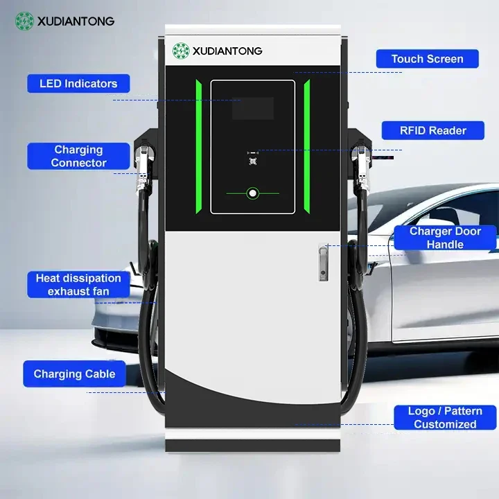 XUDIANTONG CE 승인 전기 자동차 충전 스테이션용 CCS 및 Chademo EV 충전기, 240KW, 360KW, 300KW, 480KW, 720KW