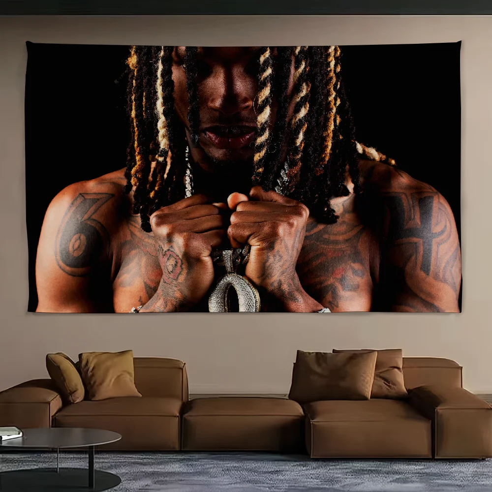 Rapper K-King V-Von Welcome to O\'Block flag College Bedroom Living Room Home Dorm Decor Funny Tapestry Garage Bar Wall Club Bann