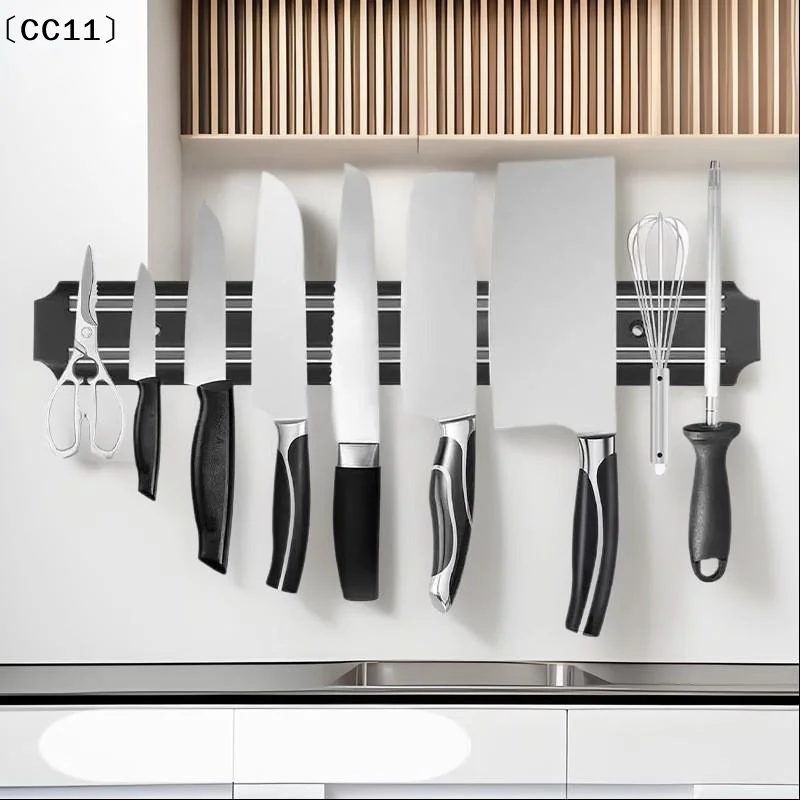 Magnetic Knife Holder With Strong Magnetic Force Easy Installation For Home Kitchen Cutlery And Utensil Storage〔CC11〕