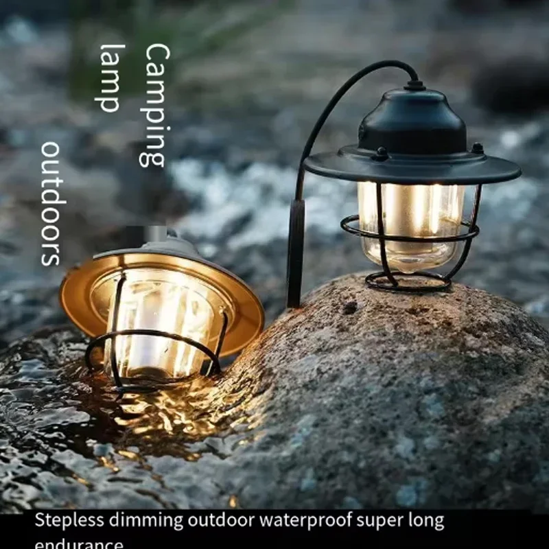 

E2 Outdoor Home Camping Light Retro Work Car Light Hiking Tent Fishing Light Lighting Decorative Garden Wall Tree Decor Lights