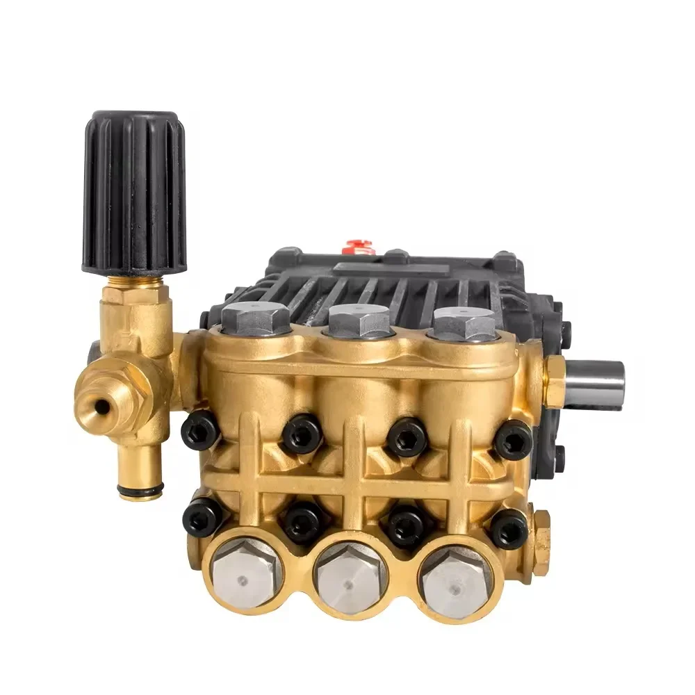 High Pressure Washer Pump DBQ-B Brass Triplex Plunger Pump 155-248Bar 13-24LPM Solid shaft 24mm for Commercial Washing Machine