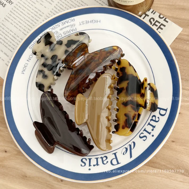 كوريا الجنوبية فرنسا عودة رئيس القرش كليب الفرنسية أنيقة نصف كليب عموم مشبك الشعر #6