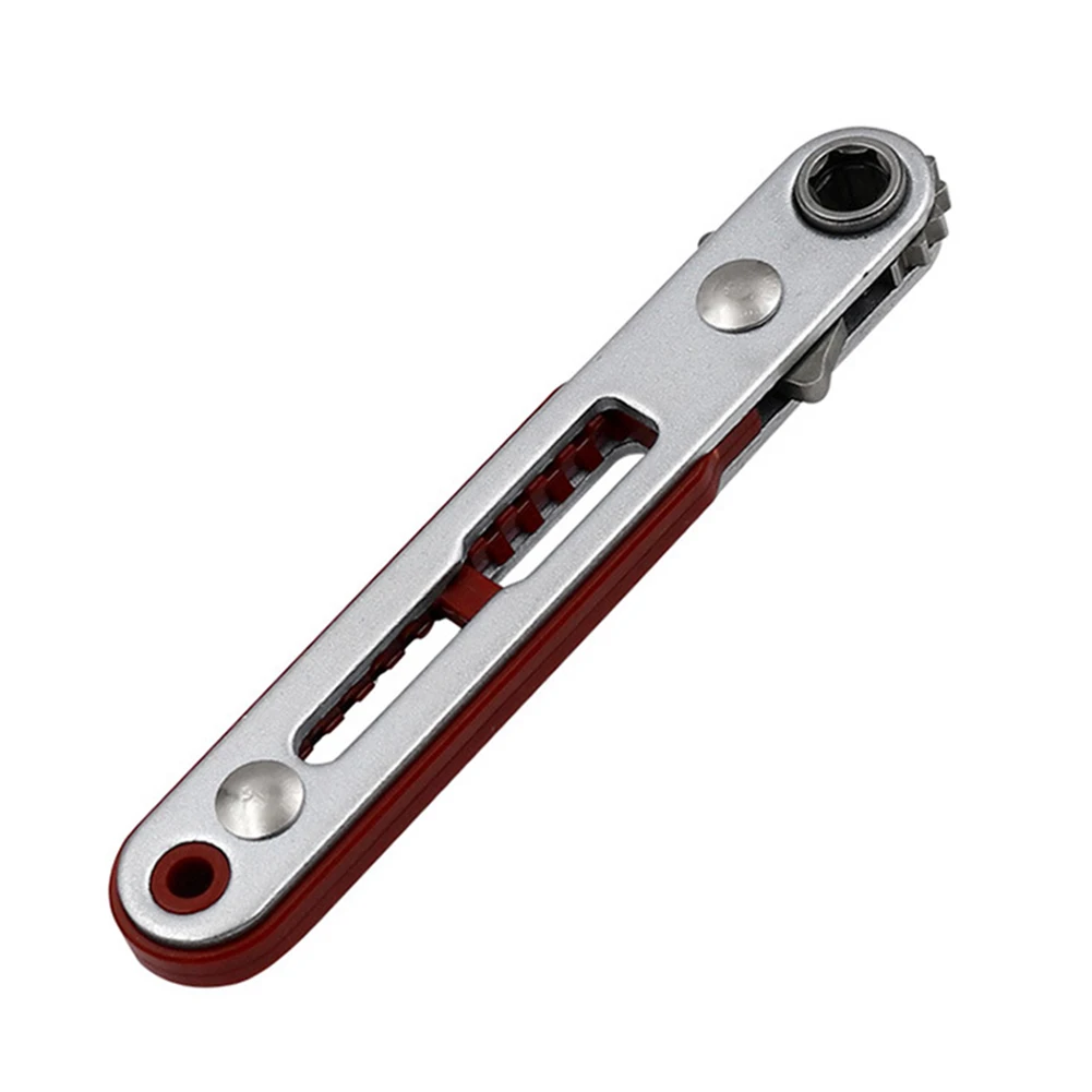

Hand Tools Ratchet Wrench Home 16 Teeth 90 Degree Chrome Vanadium Steel Flat Head Mini Ratchet Wrench Screwdriver Handle