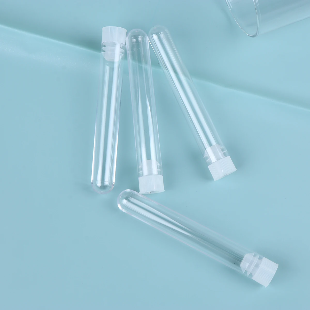 

50 Pcs Test Tubes with Lids Plastic Containers Disposable Lotion Bottle