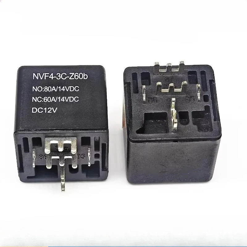 

5 шт./лот NVF4-3C-Z60b 12VDC 5-контактные 80A 60A SPDT электромеханические компоненты для печатных плат