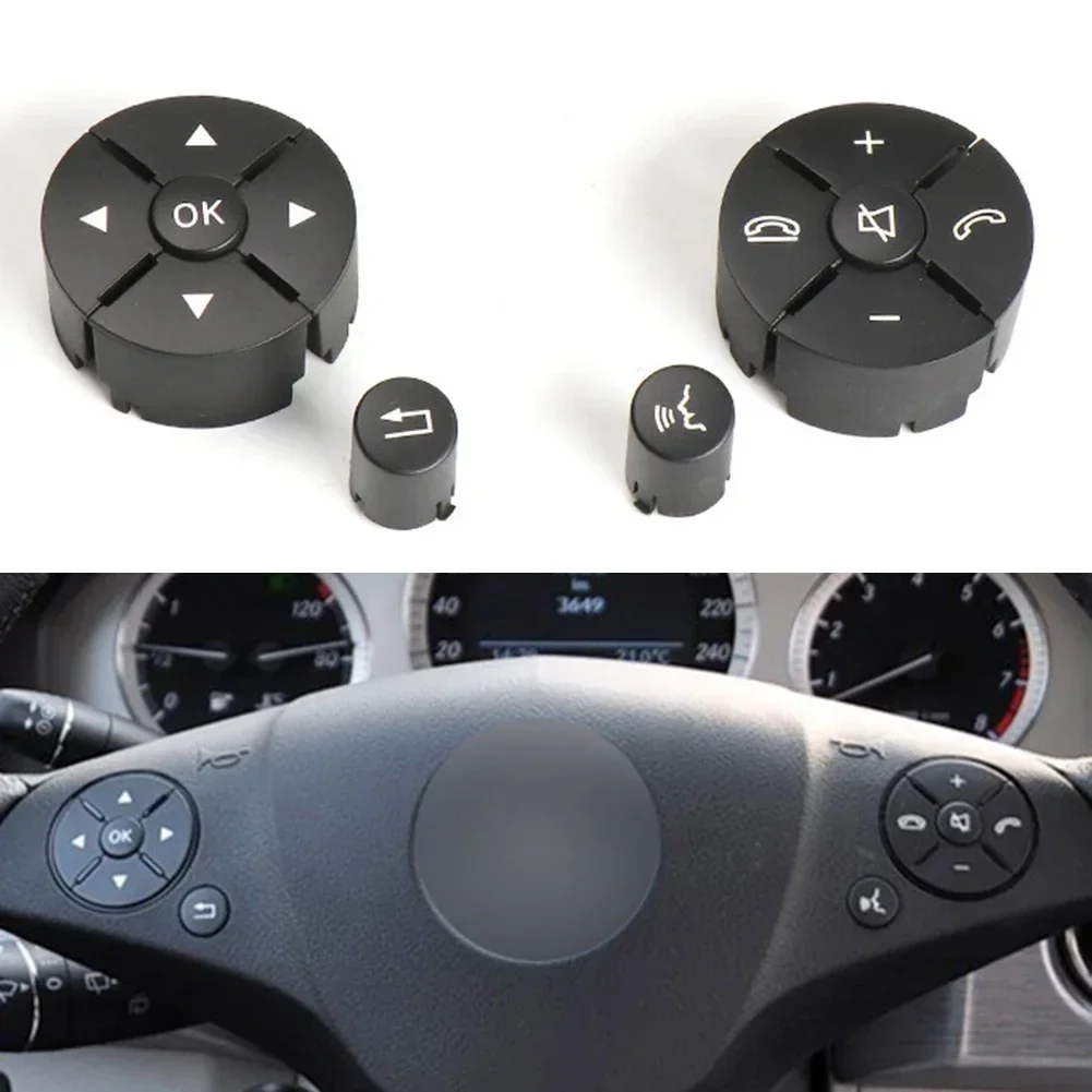 Steering Wheel Switch Button For Mercedes-Benz W204 W212 X204 W207 C/E/GLK-CLass Steering Wheel Control Buttons