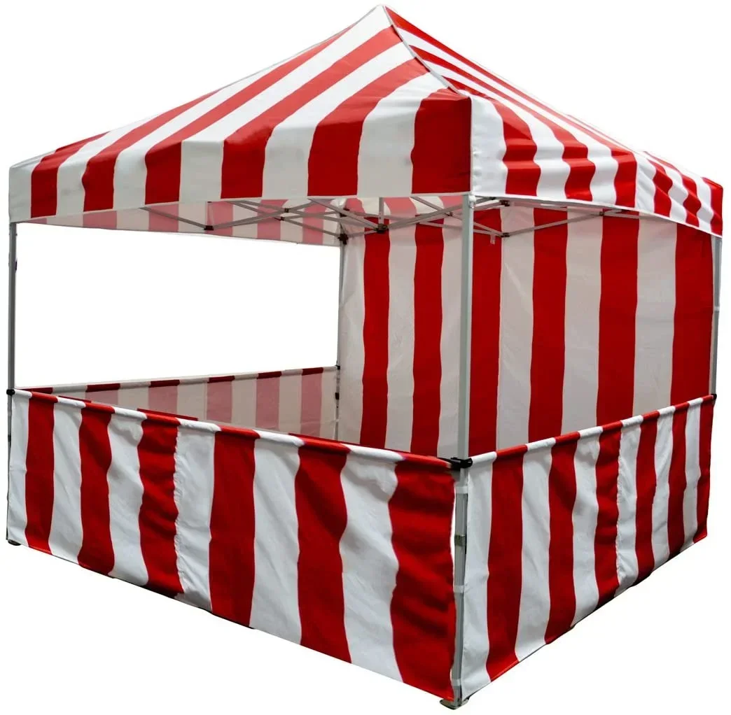 Mini Red white stripe carnival promotion tent trade show tent