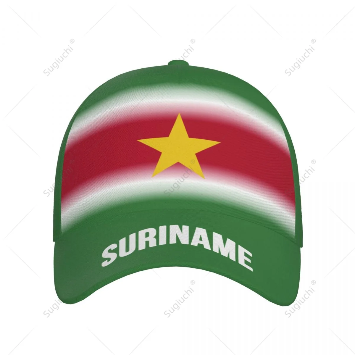 Unisex Baseball Cap Hat Suriname Flag Gradient Color 3D Printing for Tennis Outdoor Bike Bicycle Golf Baseball Sports Fans