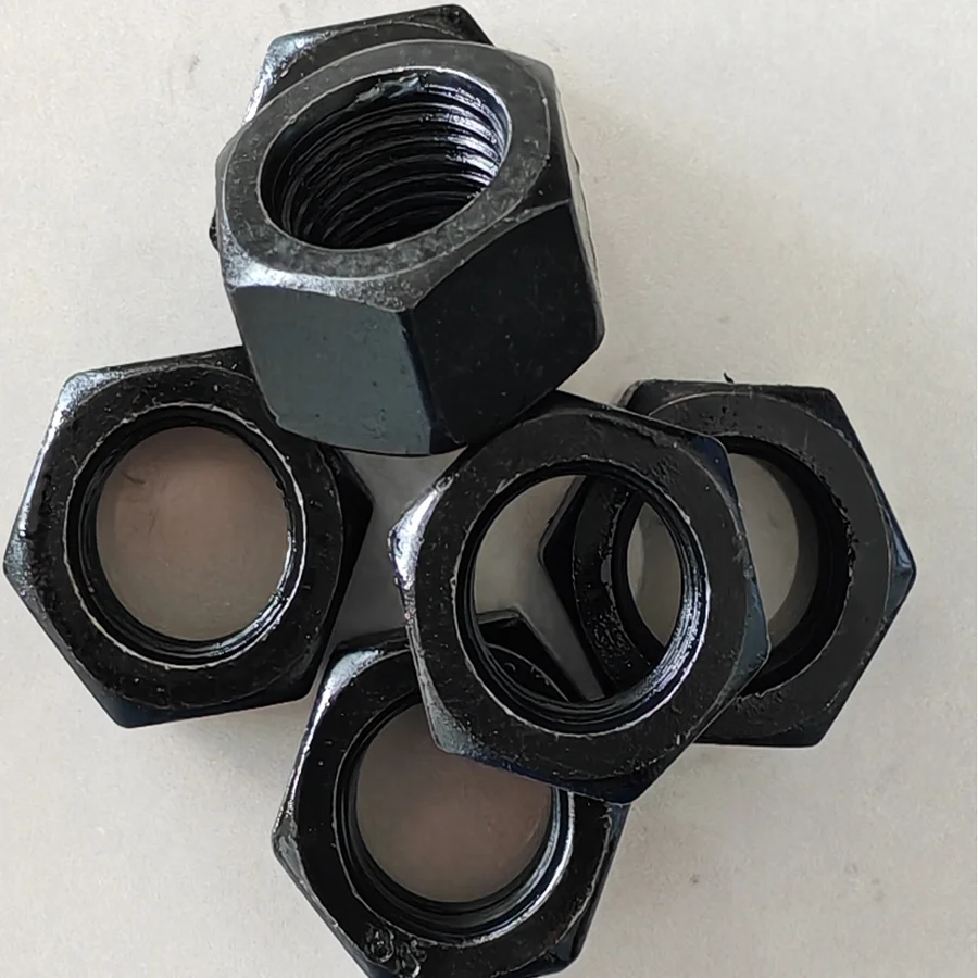 

M2-M24 Grade 8.8 High Strength Hex Nuts Black Oxide Carbon Steel Coarse Thread Machine Fastener