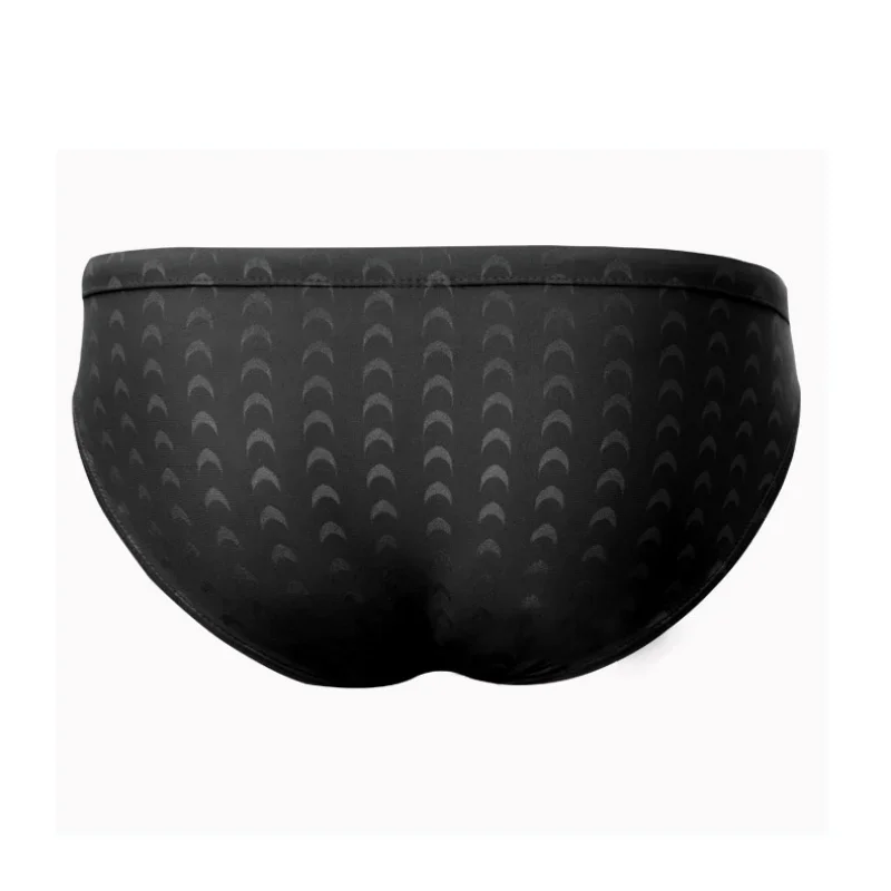 1PC Professional Men's Sport Shark Skin Swim Competition Boxer Briefs Trunks Sharkskin Shorts Quick Dry Swimwear Briefs view 2