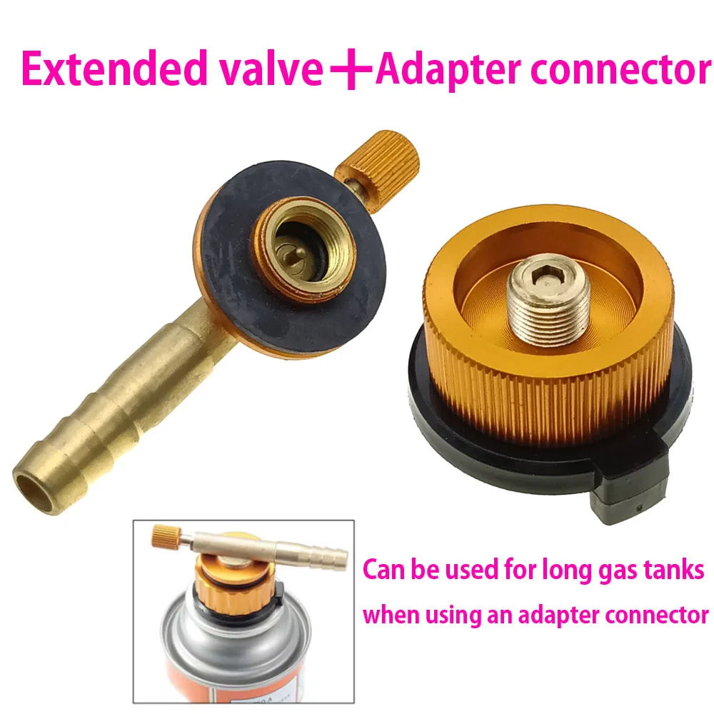 في الهواء الطلق التخييم موقد غاز محول تعبئة الغاز في الهواء الطلق اسطوانة ملء محول خزان الغاز فرن موصل الملحقات #4