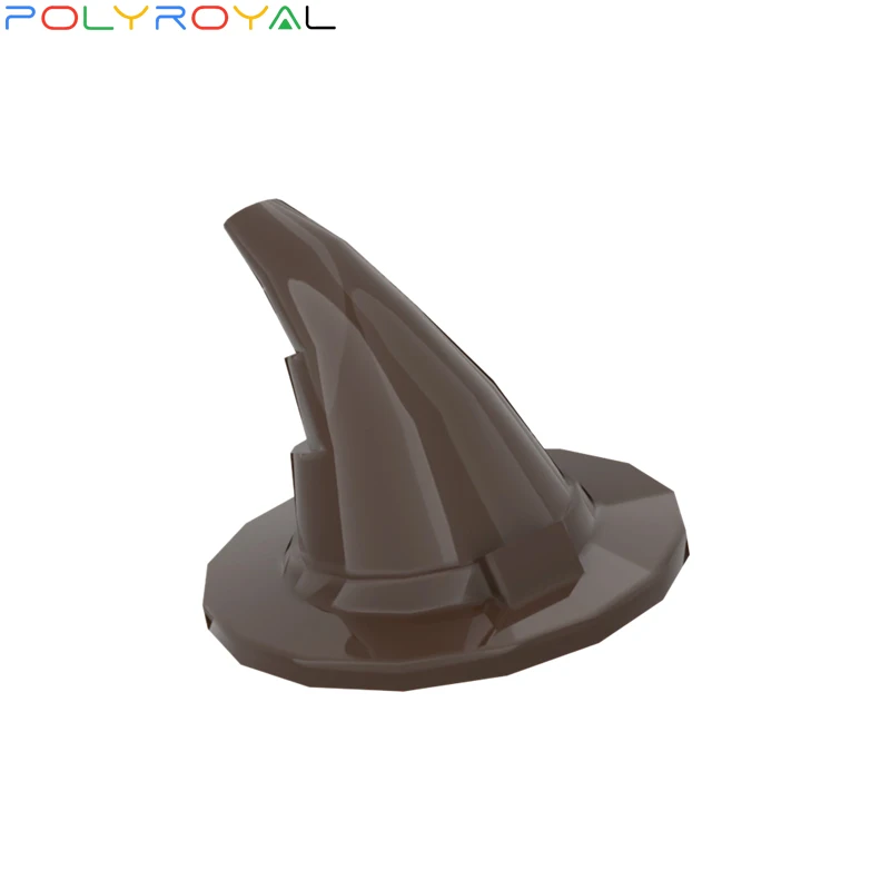 POLYROYAL Building Blocks parts Pointed Magic Hat Wizard  10 PCS MOC Compatible With brands toys for children 6131